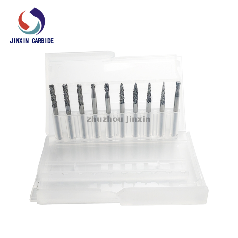 Vente chaude 3*3 10pcs ensemble de fraises rotatives en crabe de tungstène